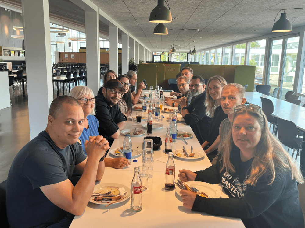 Deltagerne i KLUMP-projektet ved baselinebesøg på Stadium 28/8 -2023 og opstartsseminar 11/9-2023