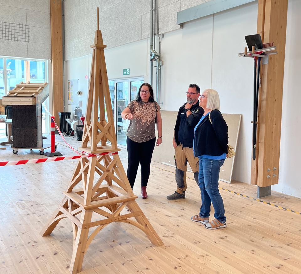 Bettina Dahl Søndergaard og Lena Lindenskov fra KLUMP projektet på Tradium.